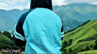 Istri Berjilbab Nakal Selingkuh Saat Suami Asyik Liburan Di Bali, Doyan Sperma Pacar Sampai Habis.