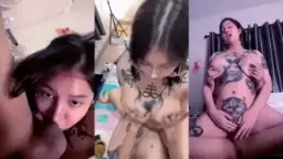 Gadis Remaja Seksi Bergambar Tato Bercinta