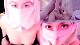Jilbab Putih Goyang Pantat Dari Belakang