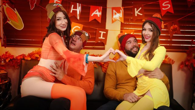 Gadis Tukar Pasangan: Rayakan Thanksgiving Dengan Panasnya Pertukaran Putri