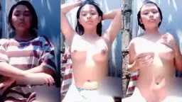 Abg Imut Cantik Lagi Mandi, Basah Kuyup Bikin Ngiler