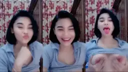 Viral! Baju Abu-abu Tembus Pandang, Toge Uting Pink Bikin Muncrat