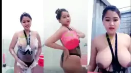 Wiwin, Si Toket Gede, Mandi Basah-basahan Bikin Ngiler