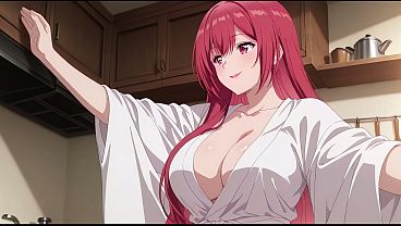 Anak Tiri Pulang Cepat, Lihat Istri Bapak Masak Pakai Baju Tipis, Kureha Enomoto Cosplay Porno (ai)