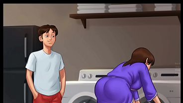 Malam Musim Panas Rahasia [v21.0.0] | Ibu Tiri Mengintip Diam-diam (18+) | Novel Visual Dewasa