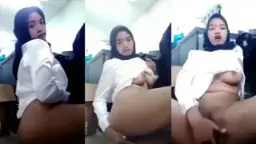 Ieznha Pake Jilbab Colmek Sampe Mendesah Nafsu.