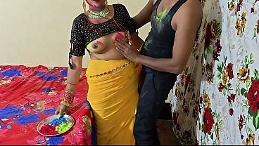 Dever Bhabhi Main Holi Ke Rangon Mein Chudai, Saaf Hindi Audio