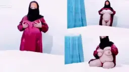 Arab Ratu Niqab Pamer Dada Montok