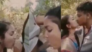 Istri Nakal Ngentot Suami Di Luar, Blowjob India Bikin Malu Tetangga