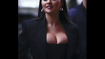 Selena Gomez Nundukin Sambil Ngejilat Bibir, Bikinin Lo Makin Mupeng (buatan Ai)